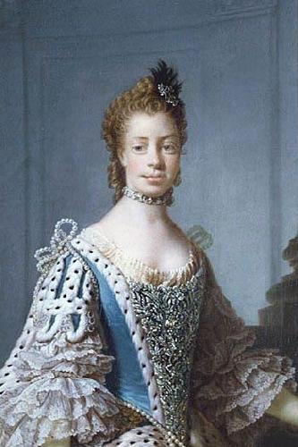 Allan Ramsay Portrait of Queen Charlotte France oil painting art